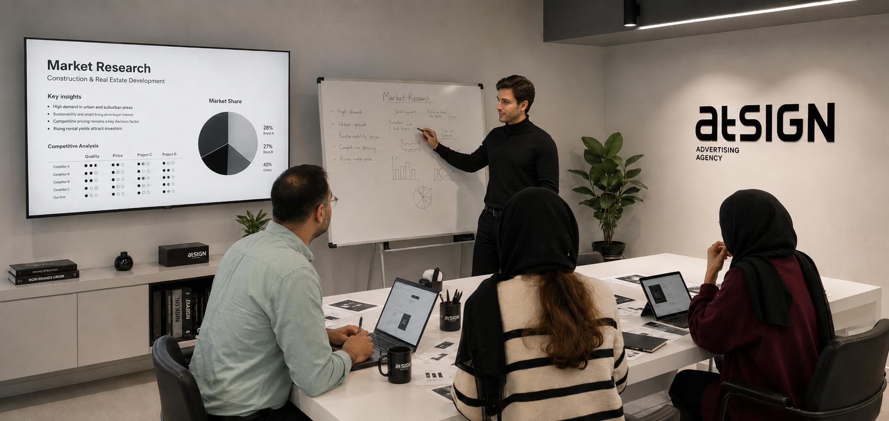 Market research in Building a Construction Brand